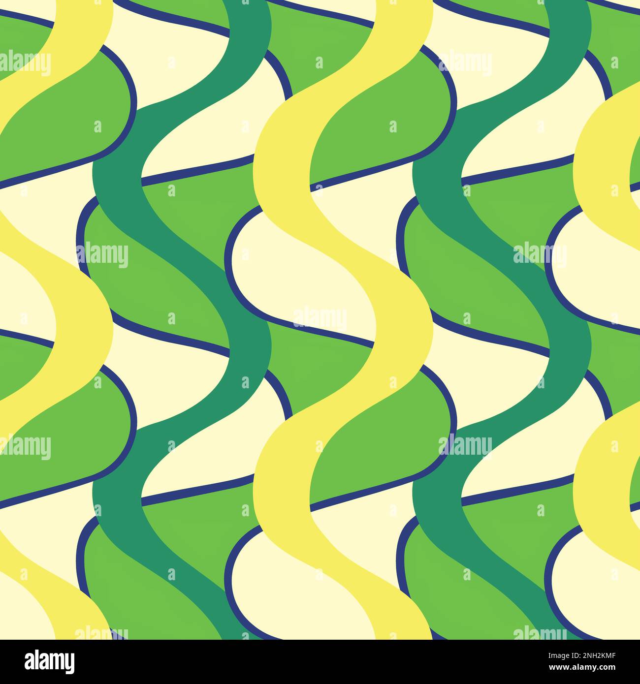 Undulating seamlessly repeating wallpaper pattern Stock Photo Alamy