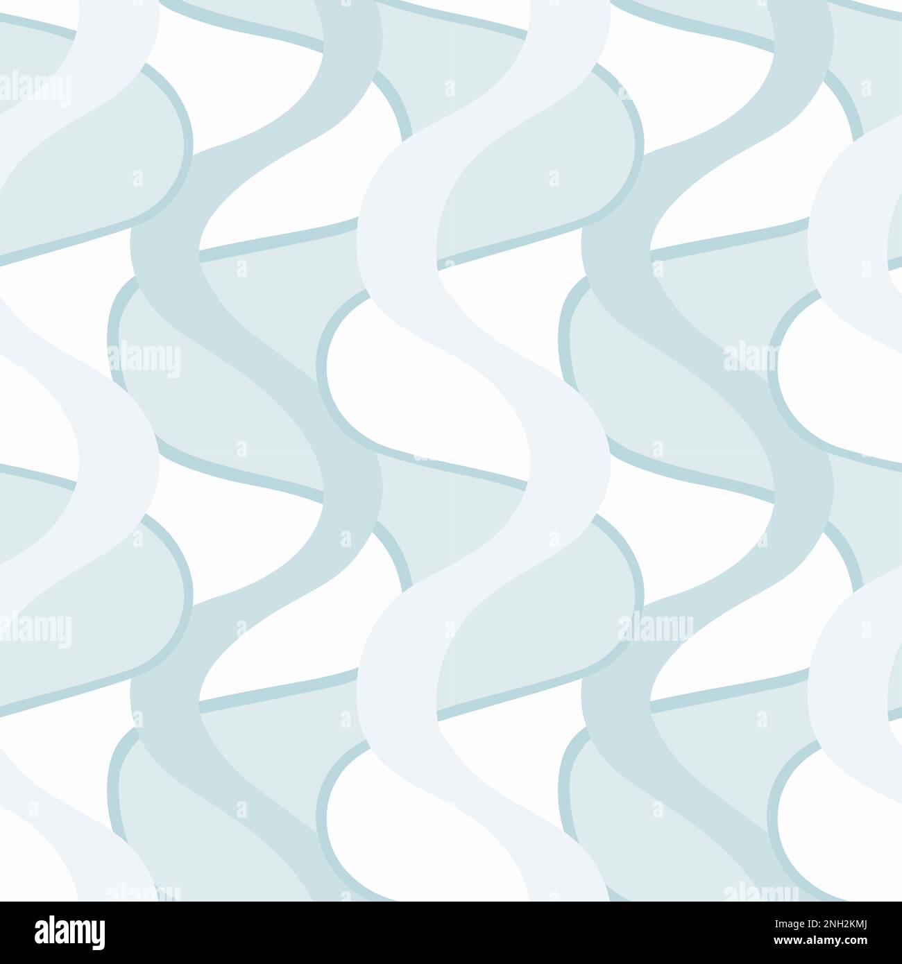 Undulating seamlessly repeating wallpaper pattern Stock Photo