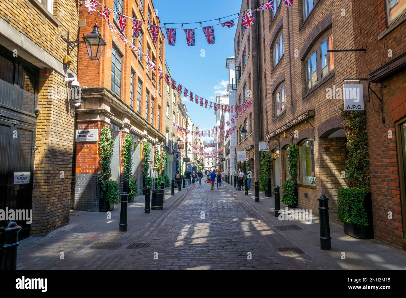 Floral street in Covent Garden, London UK Stock Photo