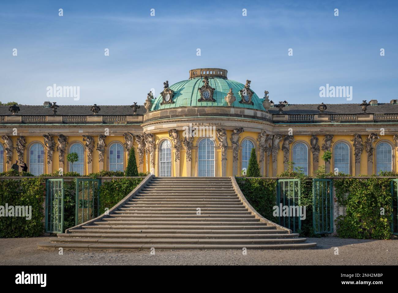 Sanssouci Palace - Potsdam, Brandenburg, Germany Stock Photo