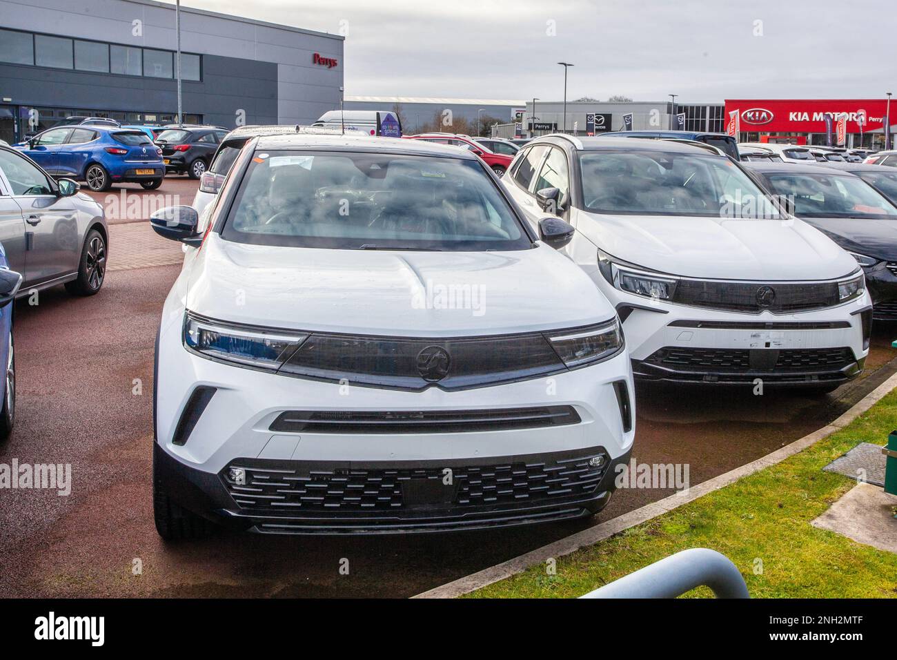 2022 New VAUXHALL MOKKA cars displayed for sale on car dealers