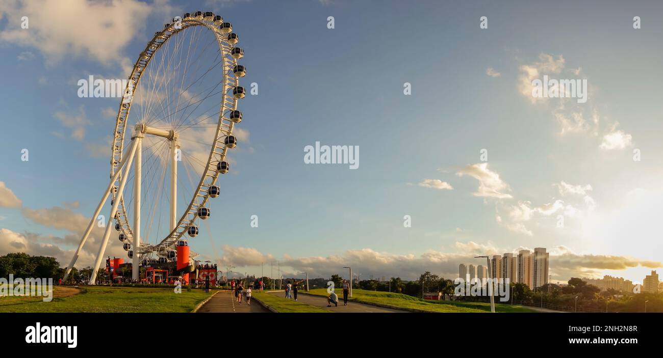 Roda Ricco Sao Paulo, Brazil - 01.24.23: Roda Rico, largest Ferris wheel in Latin ...
