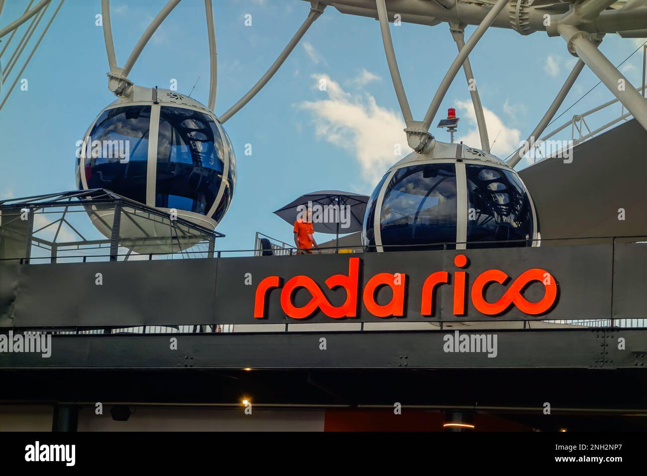 Roda Ricco Sao Paulo, Brazil - 01.24.23: Roda Rico, largest Ferris wheel in Latin ...