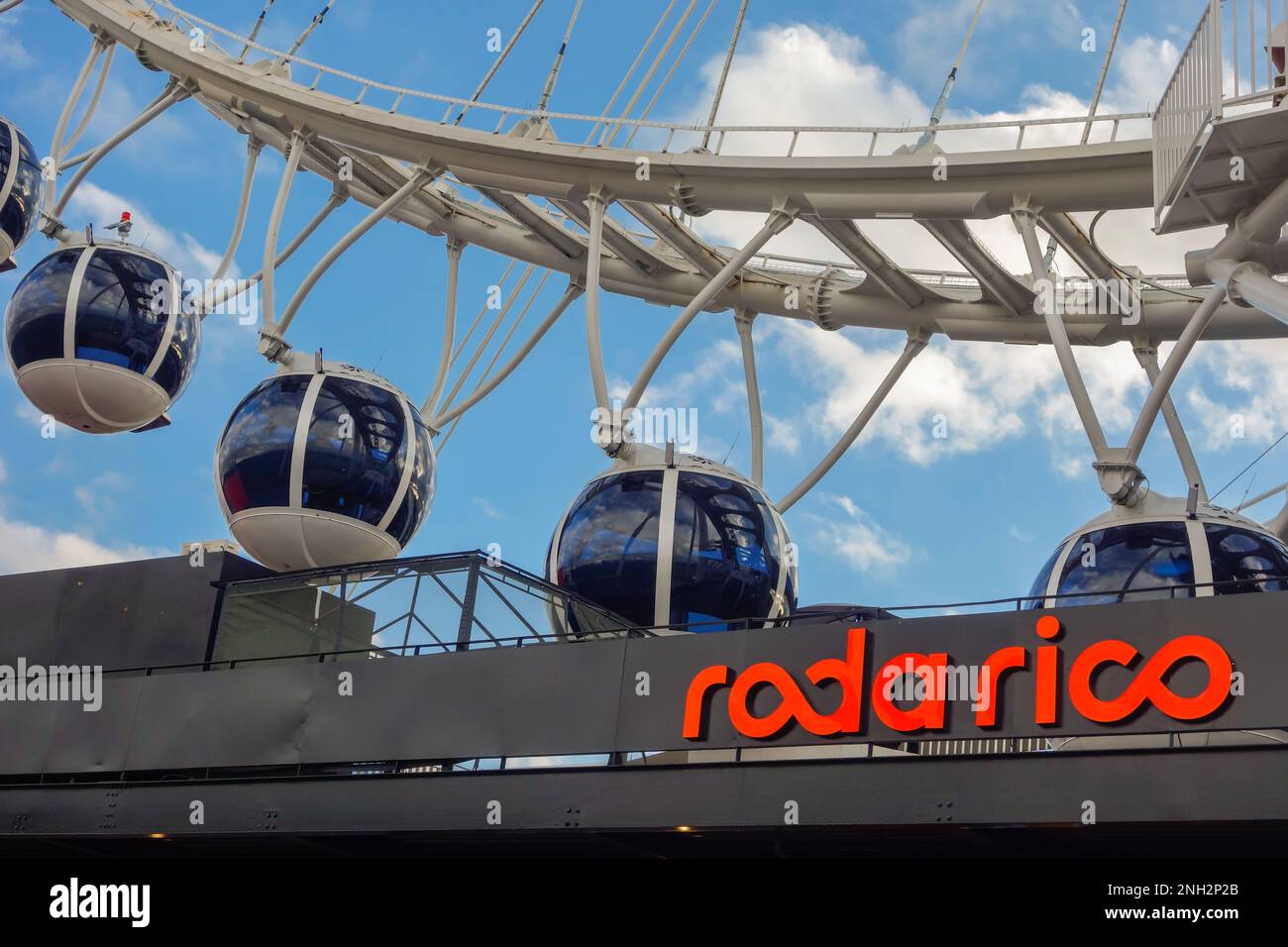 Roda Ricco Sao Paulo, Brazil - 01.24.23: Roda Rico, largest Ferris wheel in Latin ...