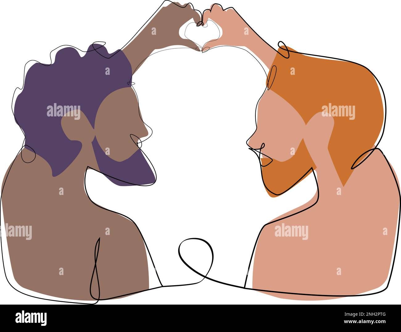 art showing two men who are fraternal twins or brothers united by a