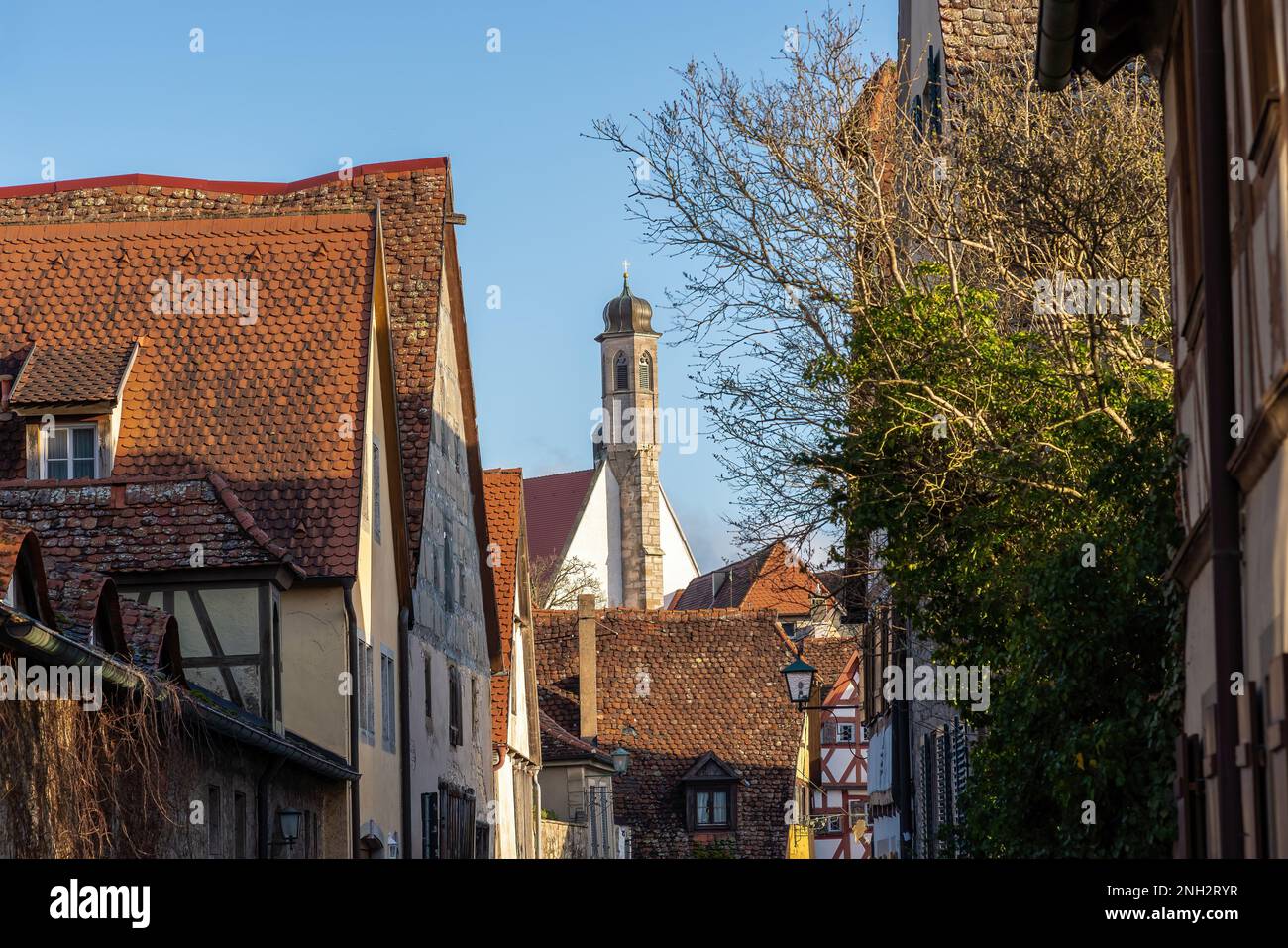 St. Johannis Church Rothenburg ob der Tauber, Bavaria, Germany Stock