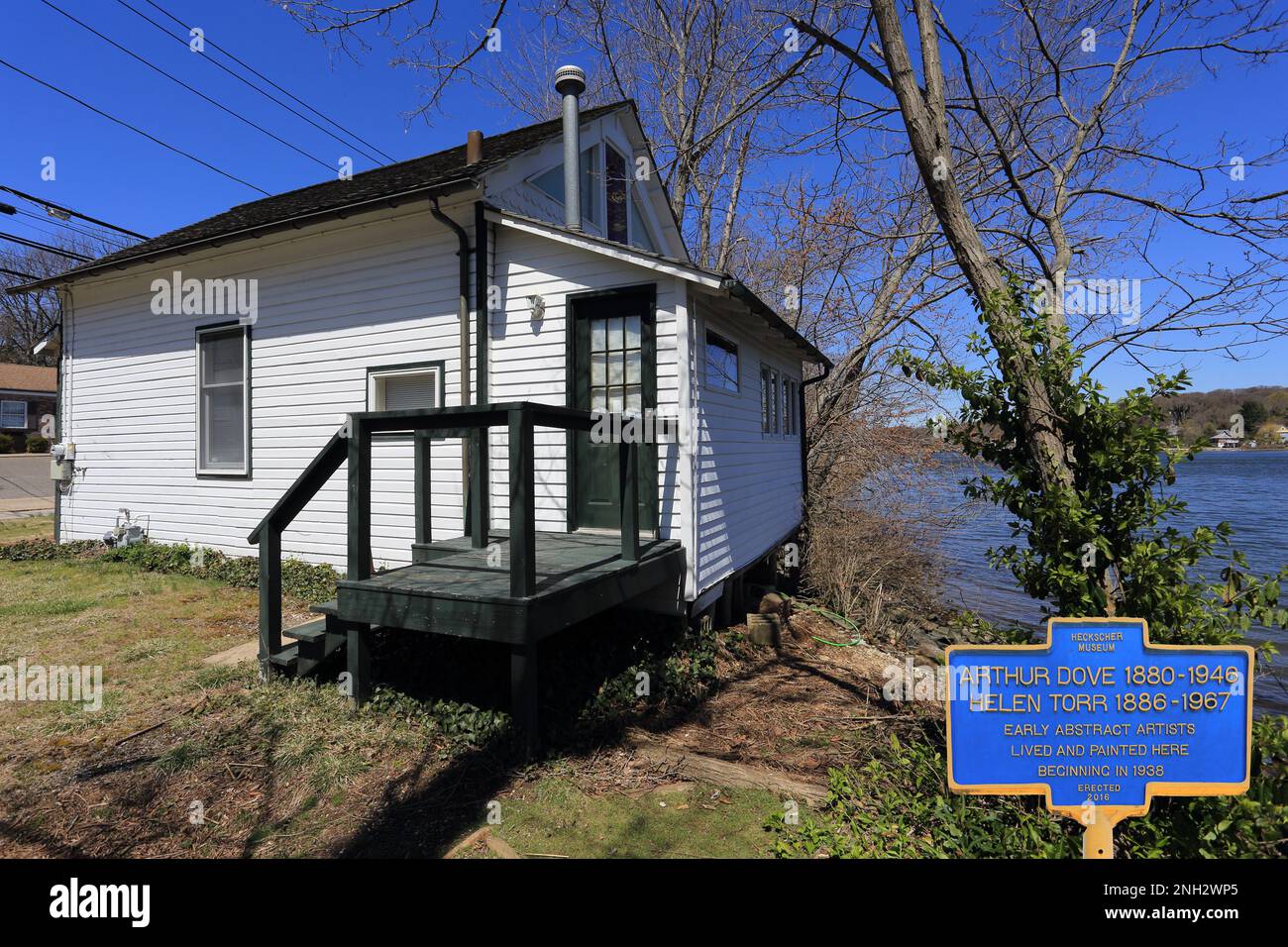 Arthur Dove / Helen Torr historic cottage in Centerport Long Island New York Stock Photo