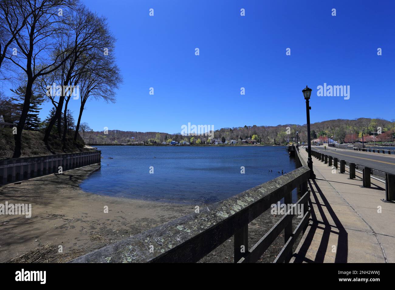 Mill Pond Centerport Long Island New York Stock Photo Alamy