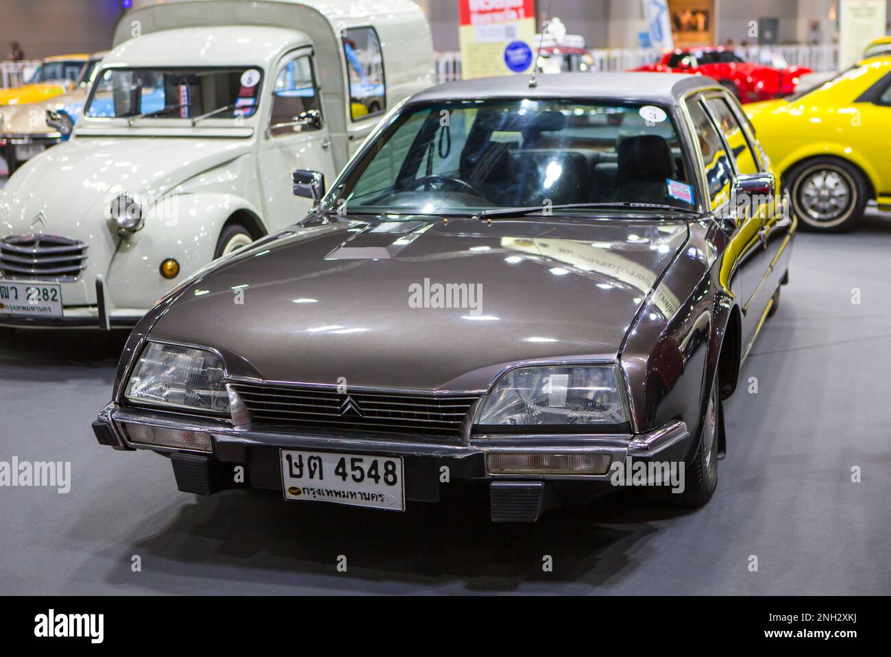Bangkok, Thailand - December 7, 2022: Vintage car Citroen CX Prestige exhibit at Motor Expo 2022 Stock Photo