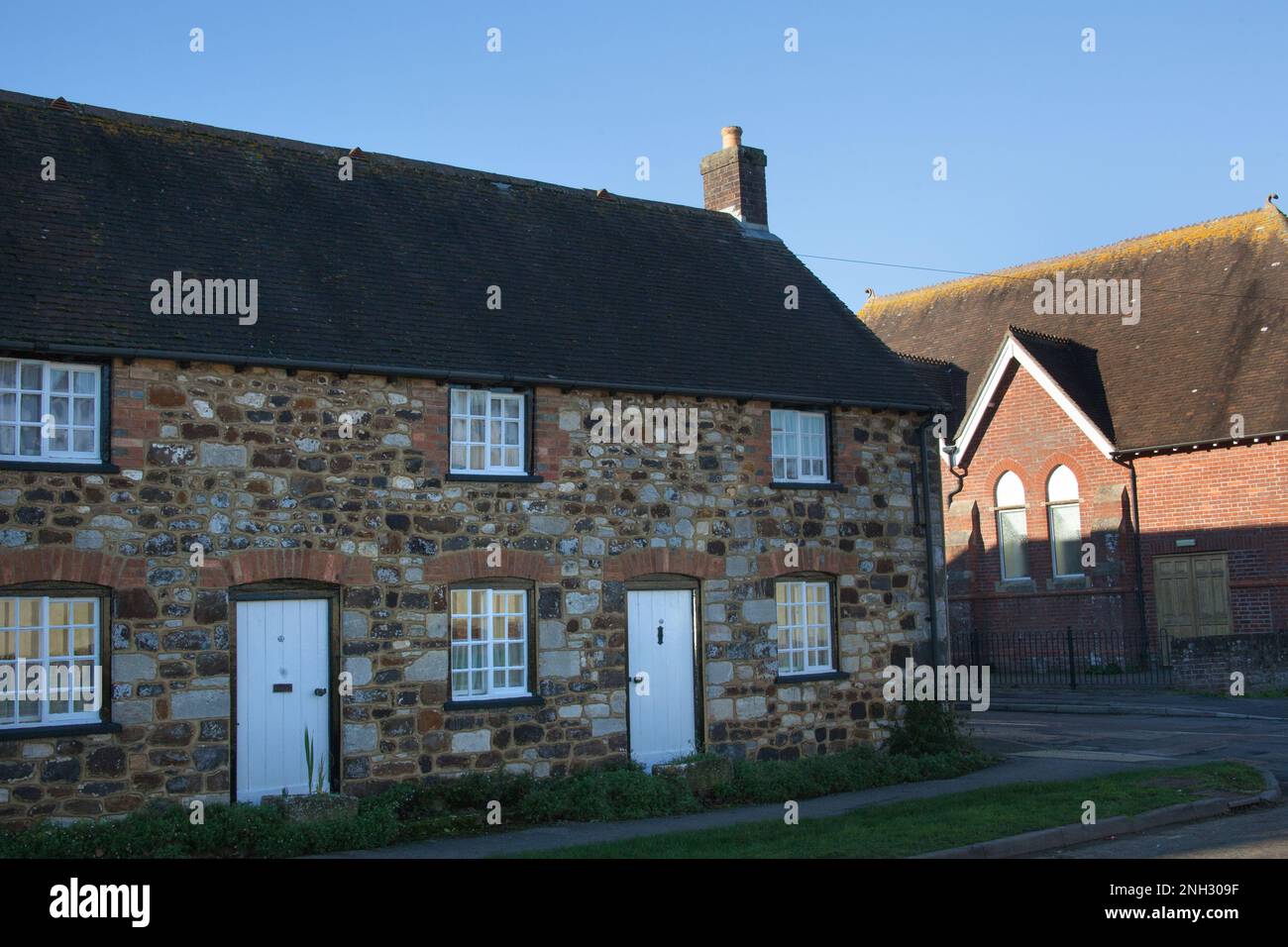 Cottages in Wool, Dorset in Southern England Stock Photo Alamy