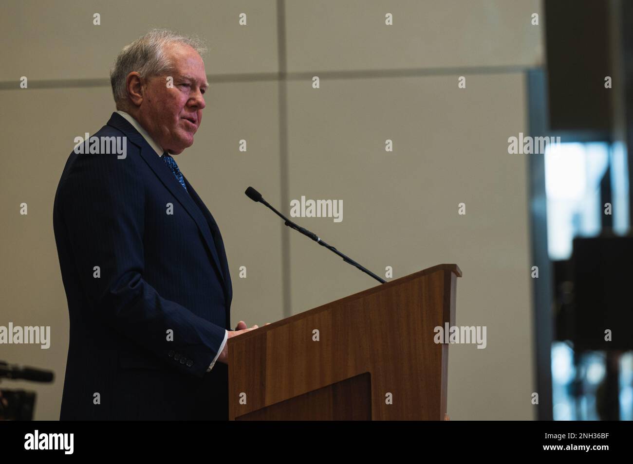 Secretary of the Air Force Frank Kendall speaks during the U.S ...