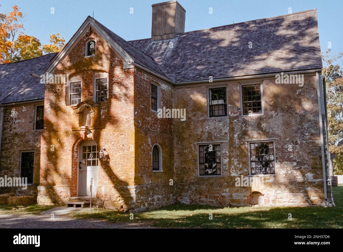 The backside of SpencerPeirceLittle farm home. The image was captured