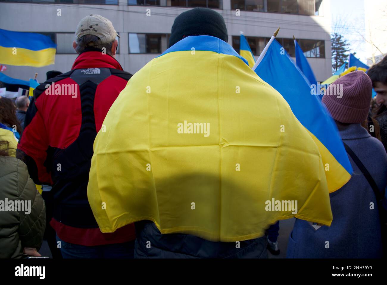 Ukraine Rally Ukrainian rally in Toronto Stock Photo - Alamy