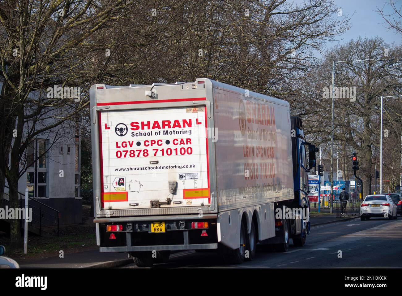 Uxbridge, London Borough of Hillingdon, UK. 9th February, 2023. An HGV