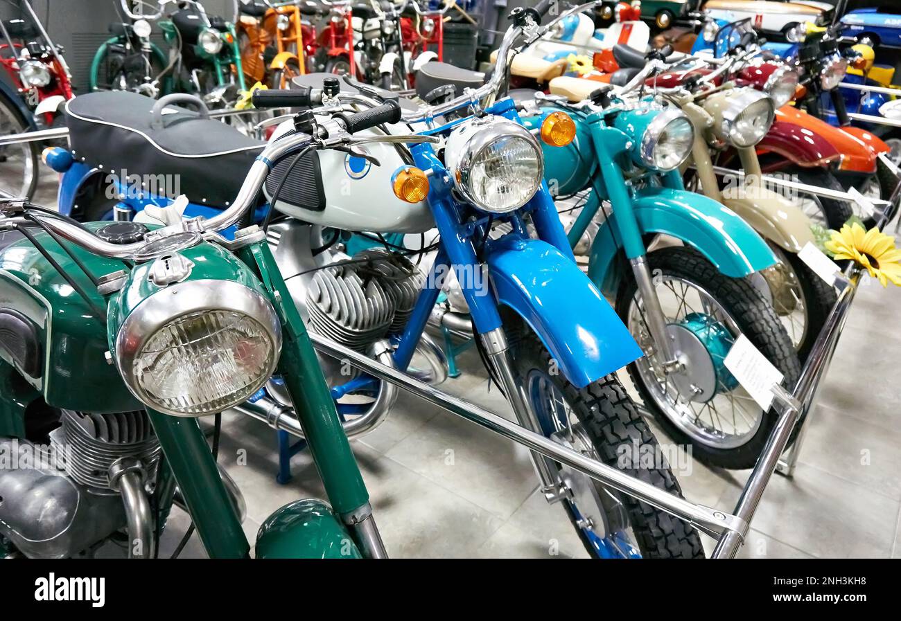 Vintage antique motorcycles hi-res stock photography and images - Alamy