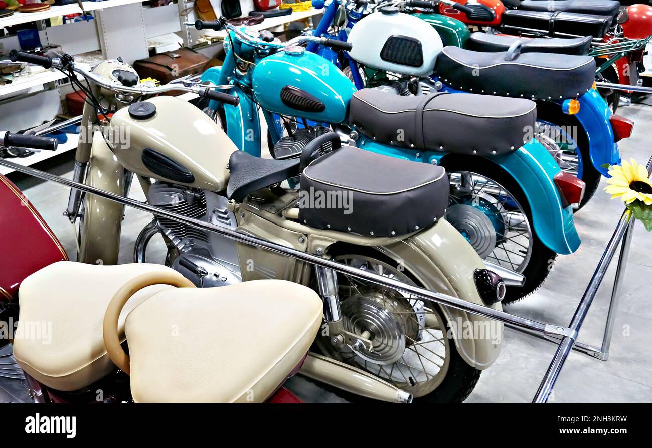Motorrad Tacho classic Stockfotografie - Alamy