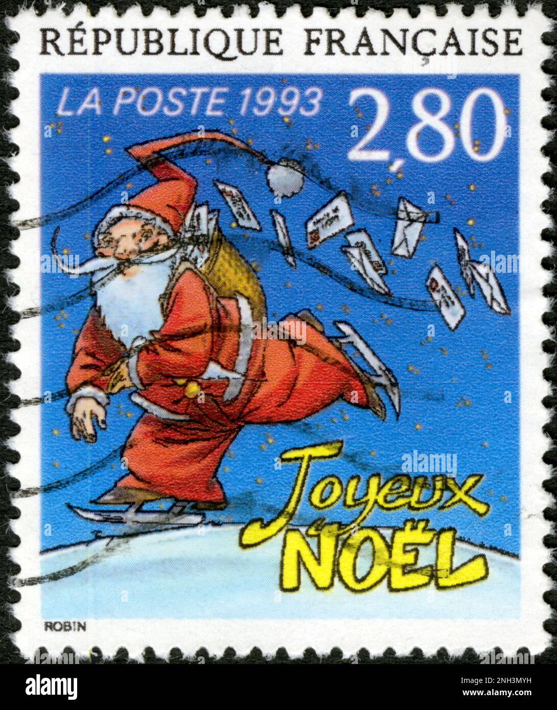 Timbre Joyeux Noel 2025 Fayre Ruthie