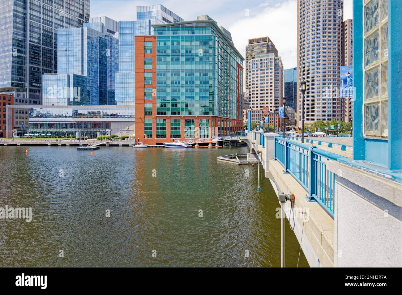Independence Wharf, at the foot of Evelyn Moakley Bridge, is a 1926