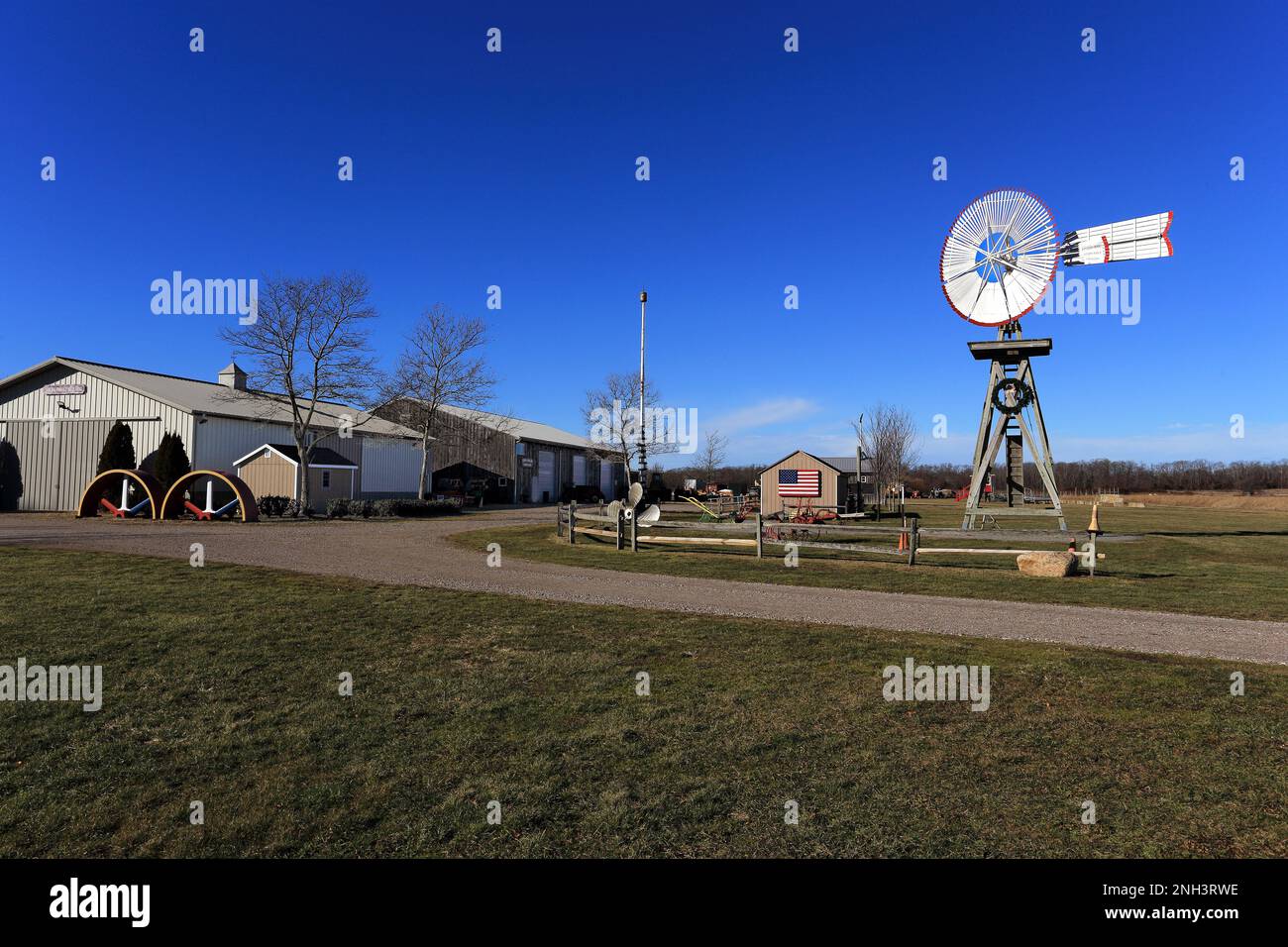 Farm, north shore of eastern Long Island, New York Stock Photo Alamy