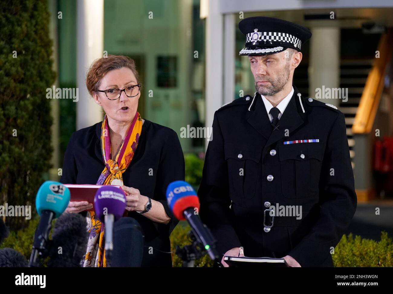 Assistant Chief Constable Peter Lawson (right) Of Lancashire Police ...