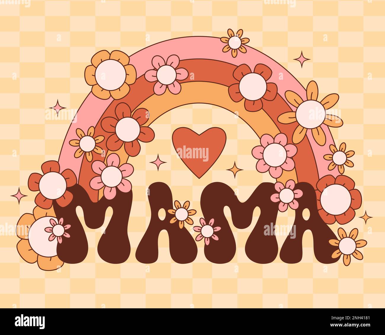 Hippie Happy Mothers Day Images