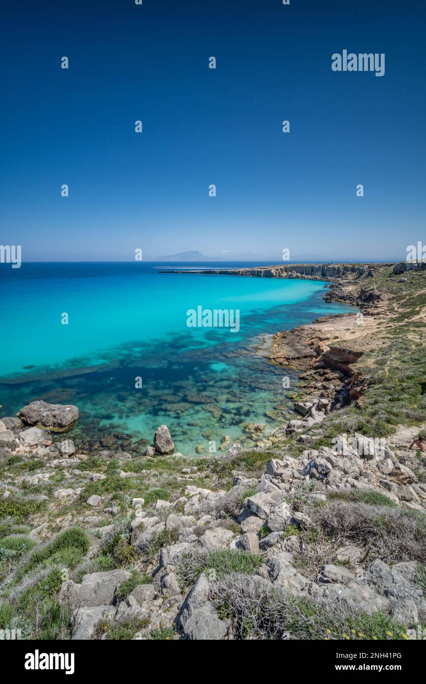 Cala Rossa bay, Sicily Stock Photo - Alamy