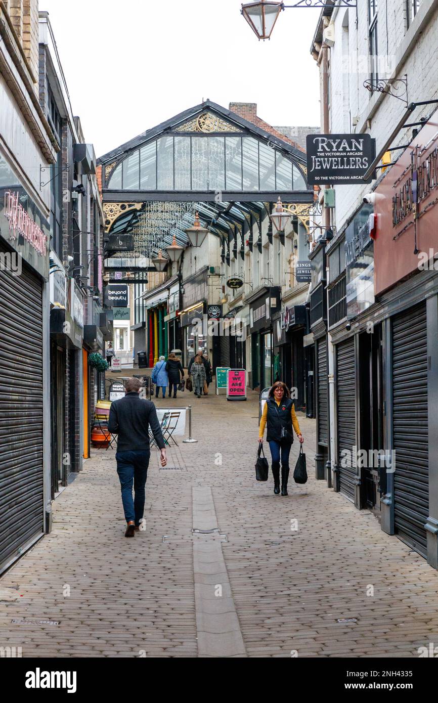 The Victorian Arcade, Barnsley Stock Photo Alamy