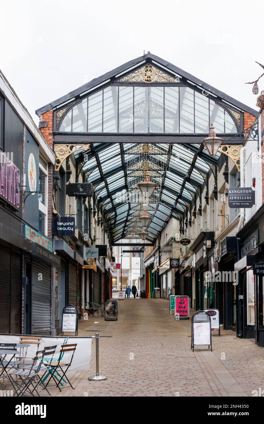 The Victorian Arcade, Barnsley Stock Photo Alamy