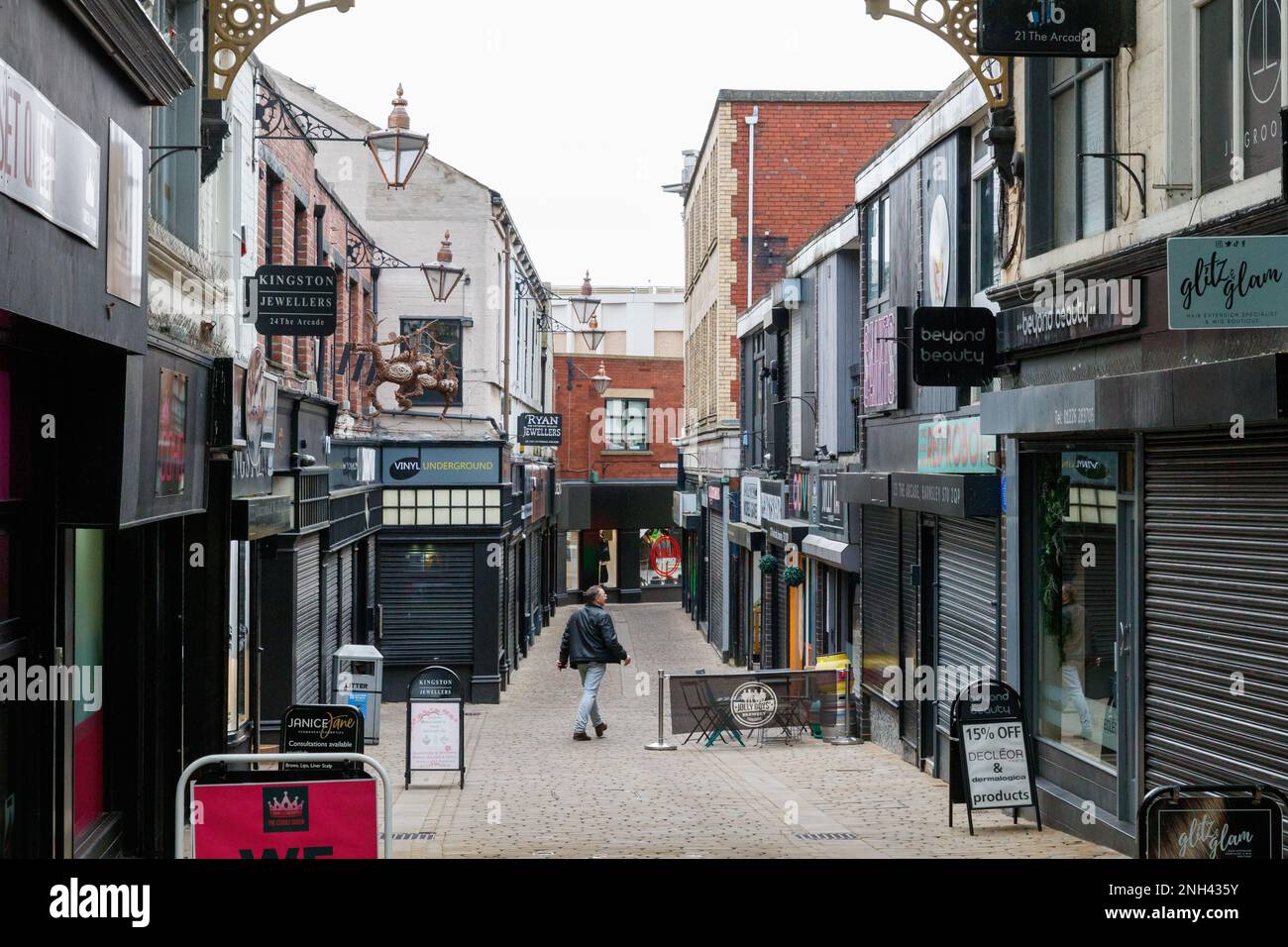 The Victorian Arcade, Barnsley Stock Photo Alamy
