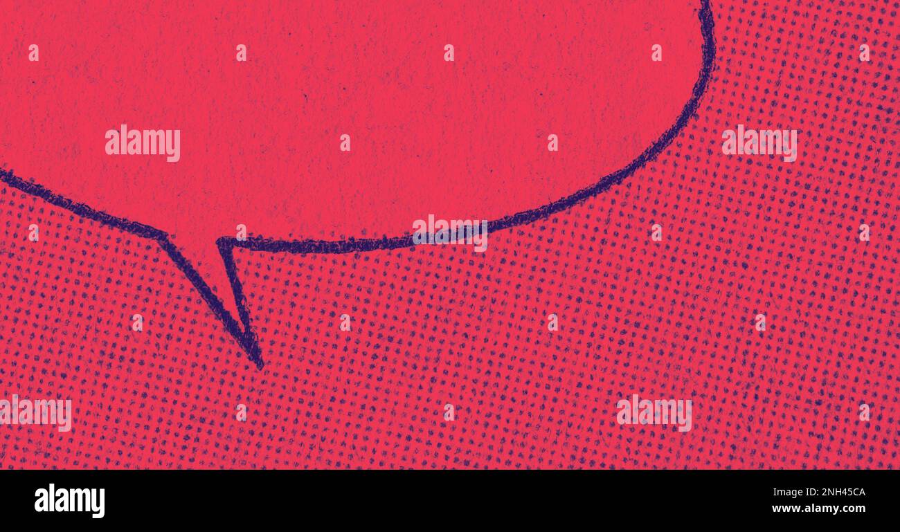 Closeup photo of a vintage comic book page with dot printing pattern