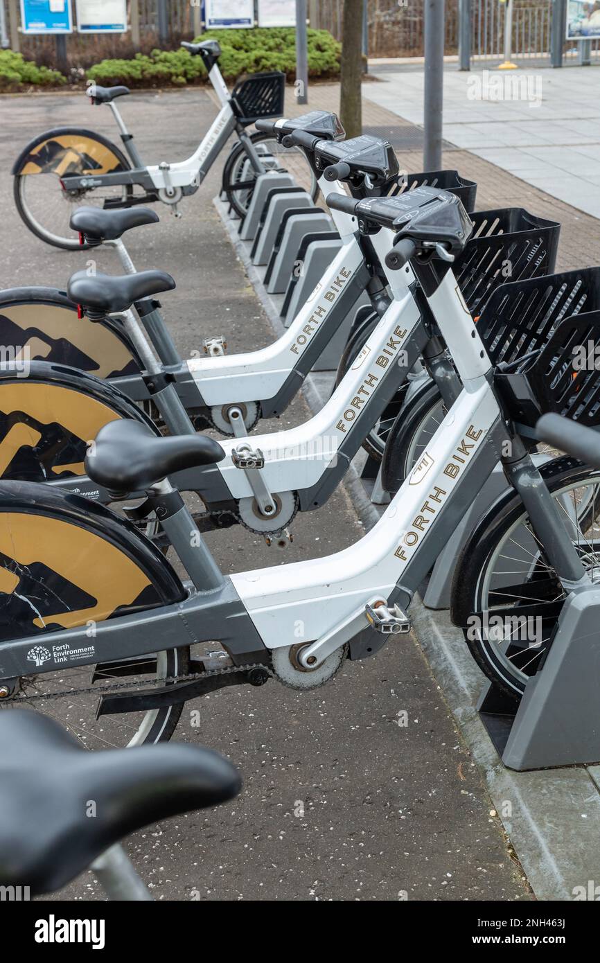 Forth Bike is Scotland's largest electric bike share scheme these bikes