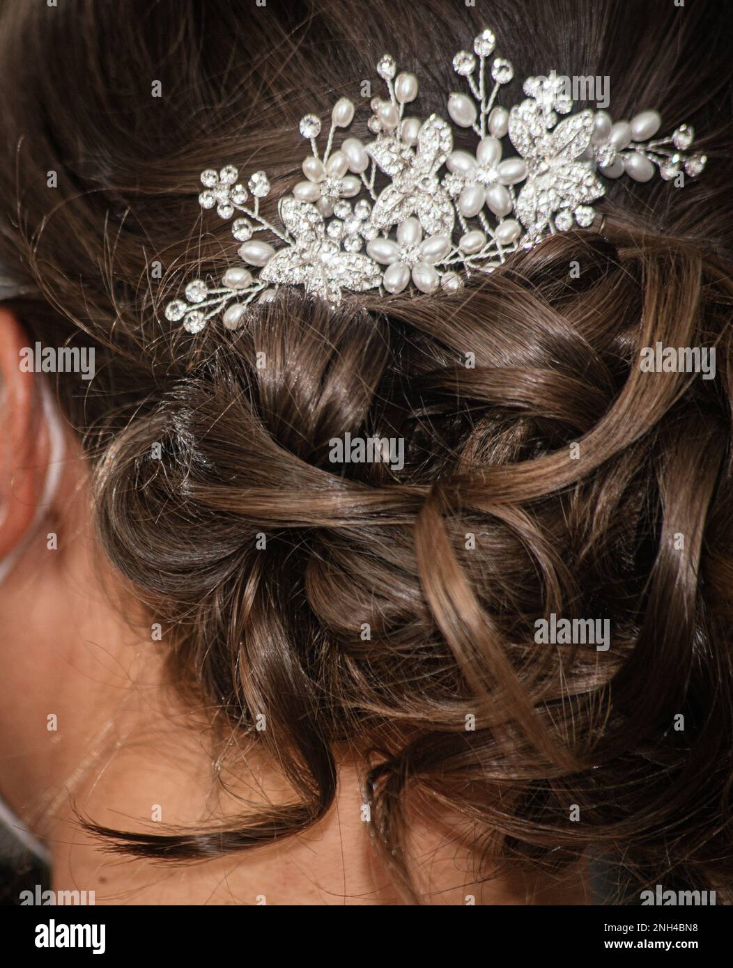 Wedding Hair Pin Stock Photo