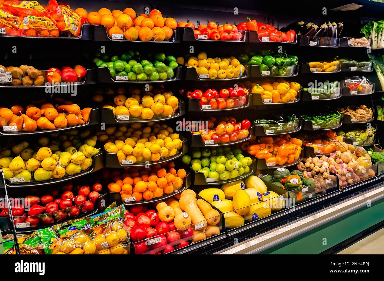 The produce department is pictured at Greer’s St. Louis Market on St