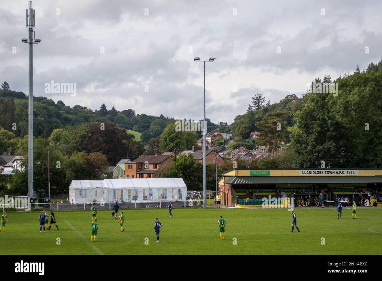 LLANIDLOES, WALES 11 SEPTEMBER 2021 JD Cymru North league fixture