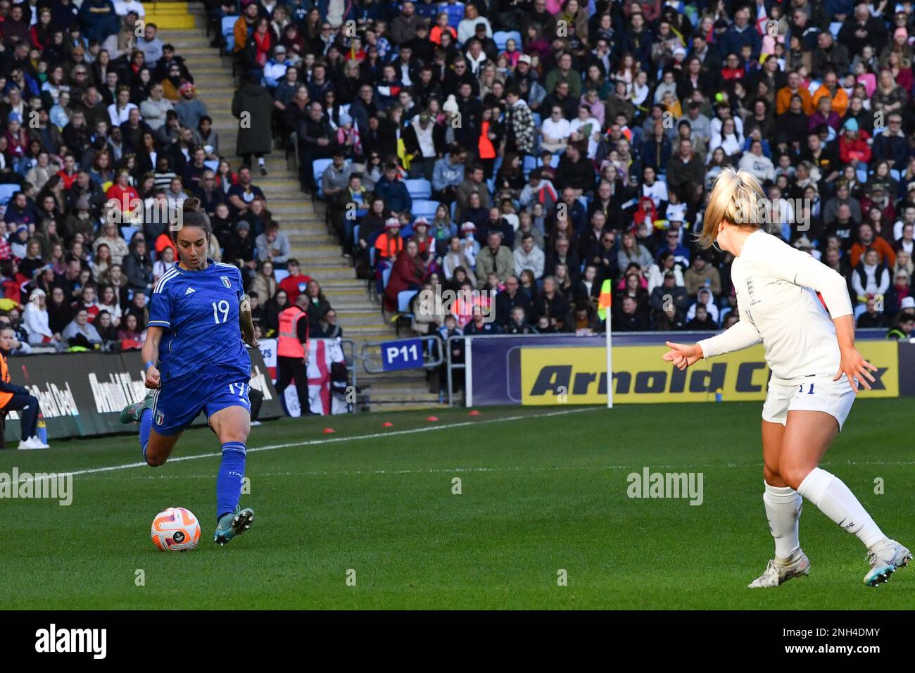 Cbs Arena Coventry Uk Th Feb Arnold Clark Cup Football