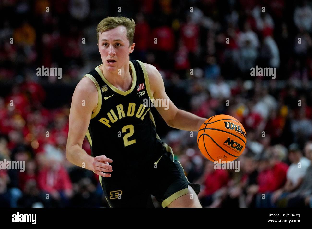 Purdue guard Fletcher Loyer during the first half of an NCAA college basketball game between