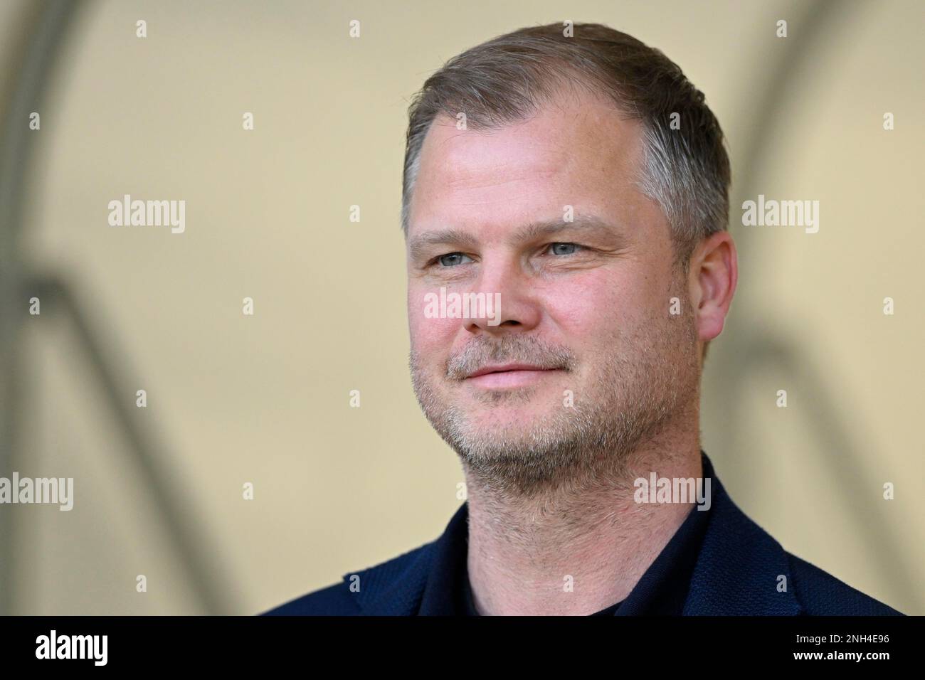 Sports Director Fabian Wohlgemuth VfB Stuttgart, Mercedes-Benz Arena, Stuttgart, Baden-Wuerttemberg, Germany Stock Photo