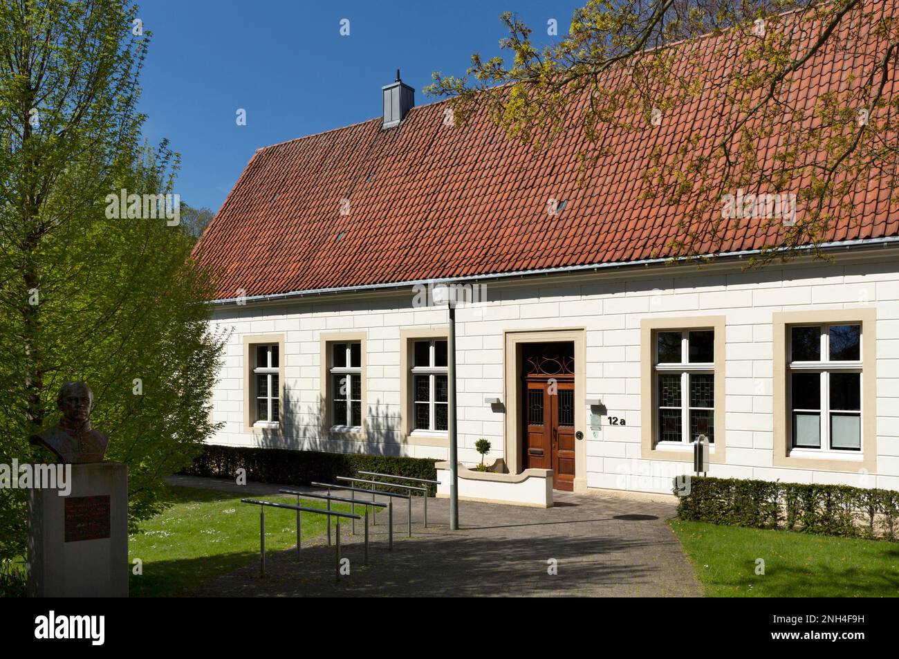 Former rectory of the Catholic church St. Pankratius, today House of Encounter, Gescher, Muensterland, North Rhine-Westphalia, Germany Stock Photo