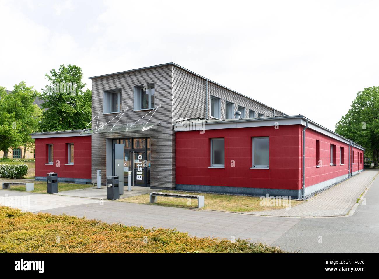Campus Caprivi of the Osnabrueck University of Applied Sciences, Bistro, former Caprivi Barracks, Osnabrueck, Lower Saxony, Germany Stock Photo