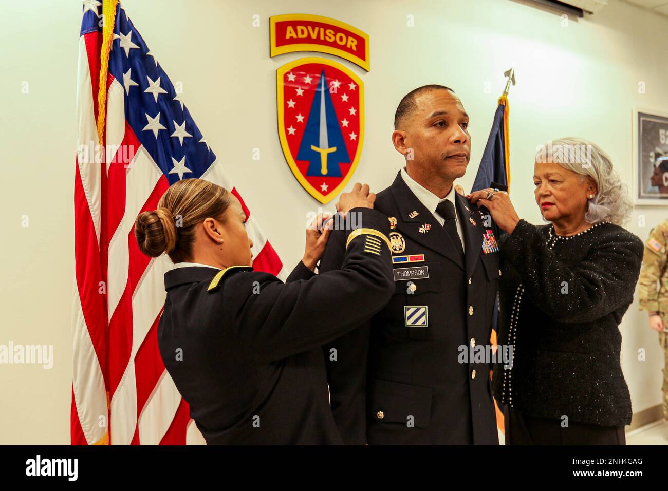 Capt. Quinten Thompson, a military advisor assigned to 2nd Battalion