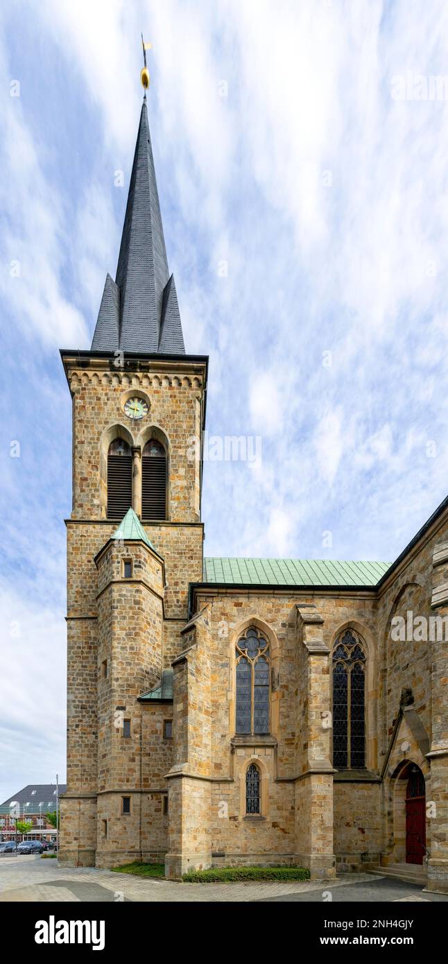 St. Cyriakus Catholic Parish Church, Salzbergen, Lower Saxony, Germany Stock Photo