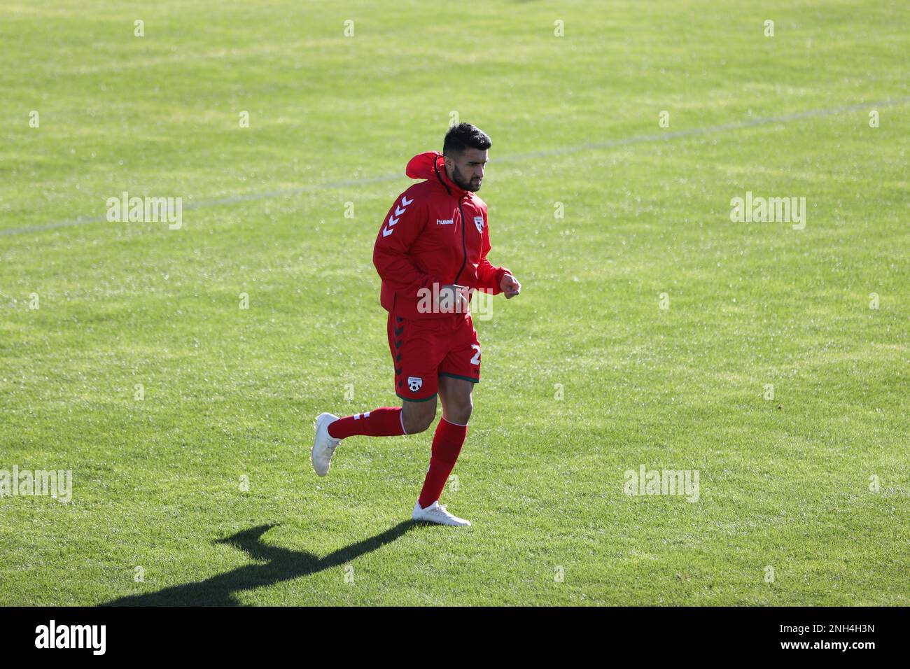 November 2019 - Maziar Kouhyar, Afghanistan National Football Team Player during a National Team training camp in Antalya Turkey Stock Photo