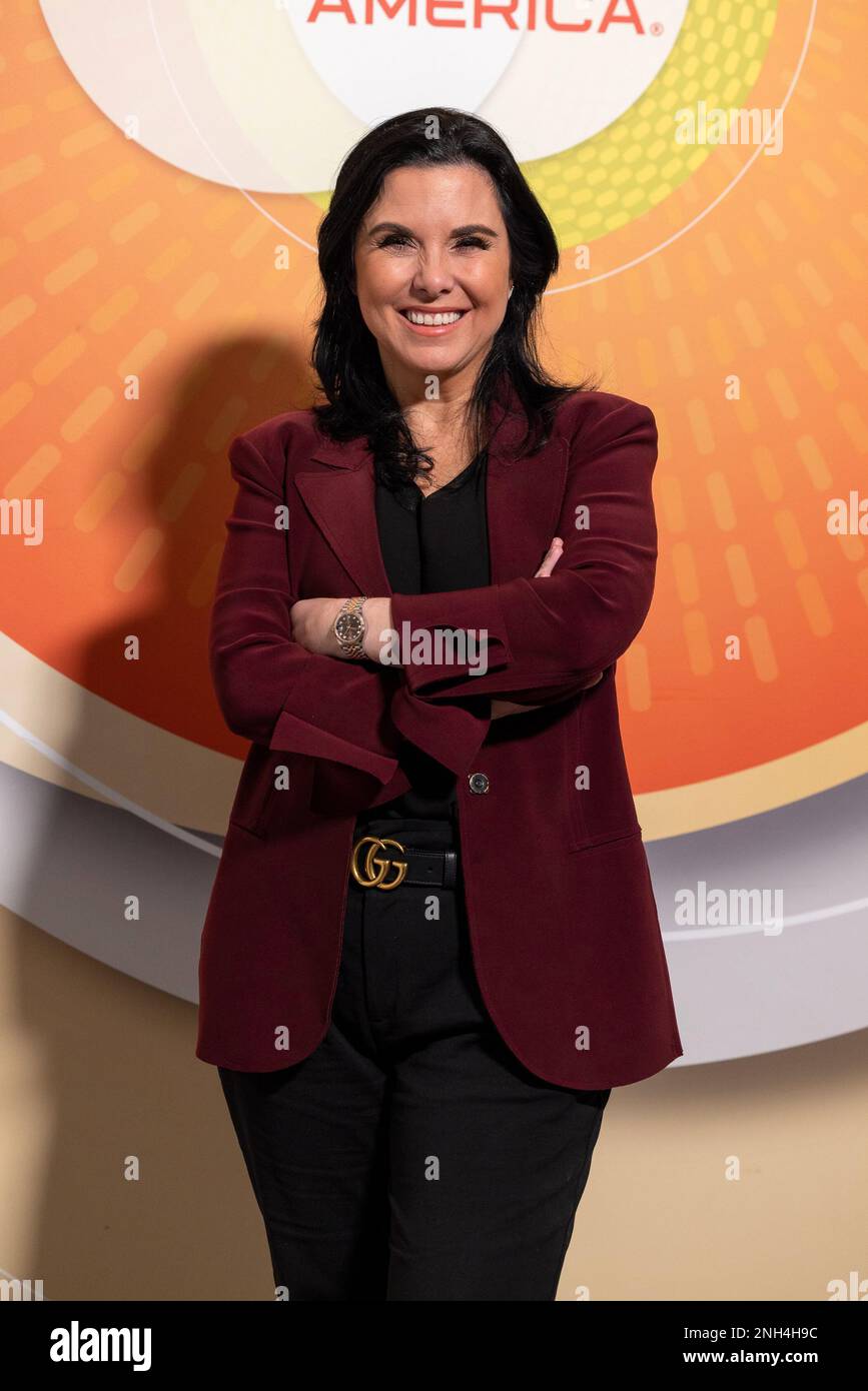 MIAMI, FL FEB 20 TV Host, Journalist and motivational Speaker Margarita Pasos visit