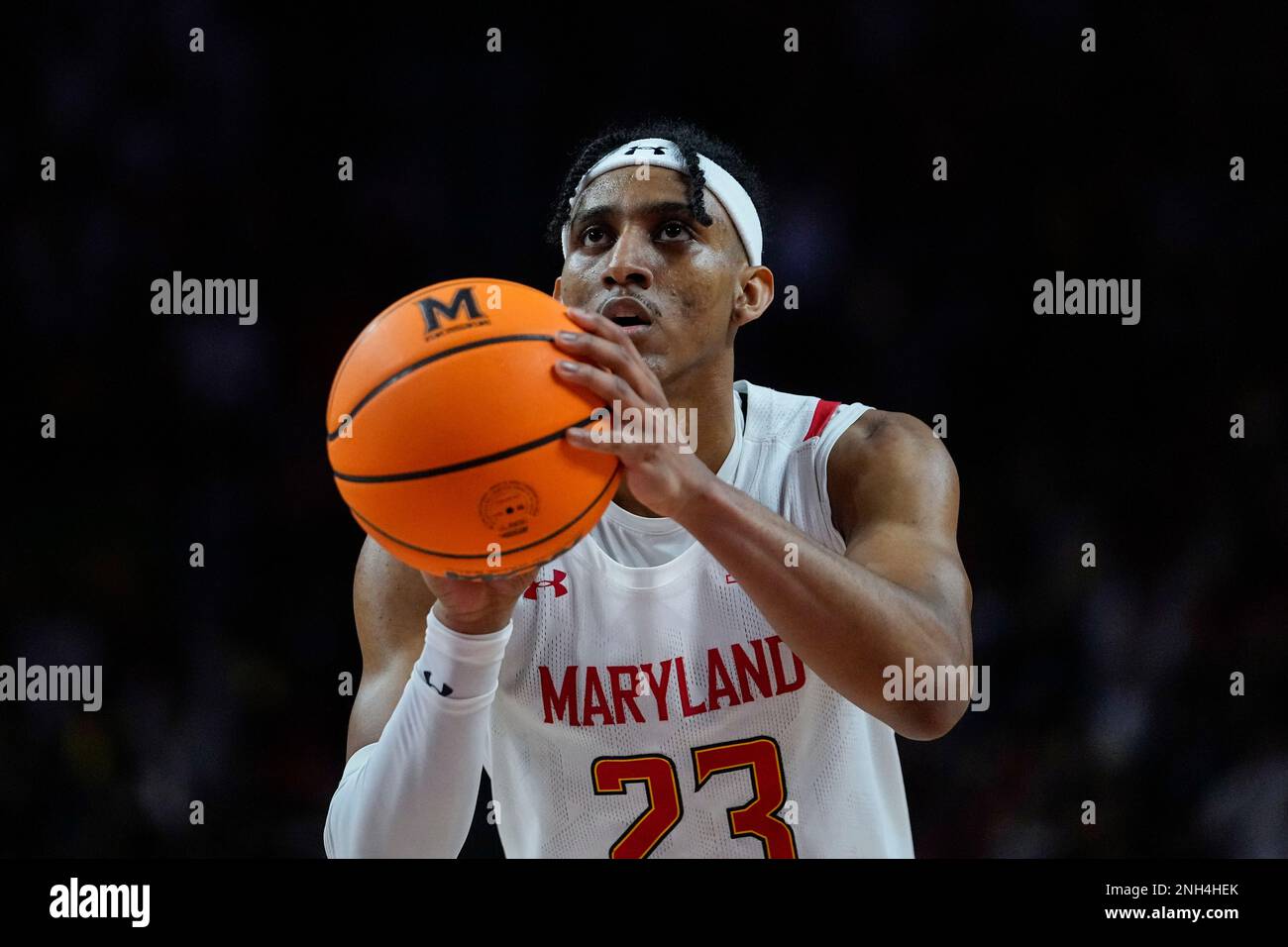 Maryland guard Ian Martinez during the second half of an NCAA college