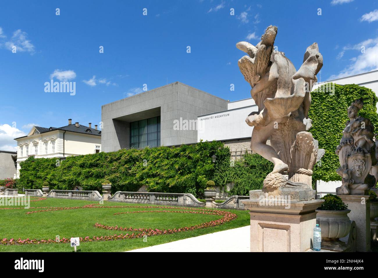 Mozarteum University of the Arts at the Mirabellgarten, Salzburg, Austria Stock Photo