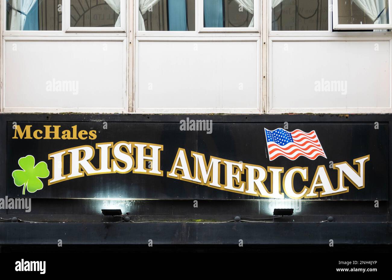 McHale's Irish American bar in Liverpool Stock Photo