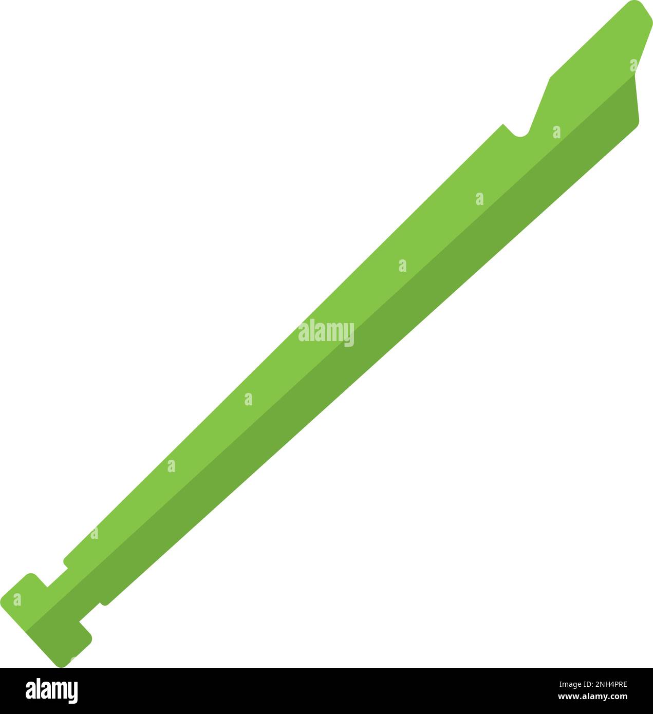 Isolated silhouette of a flute musical instrument icon Vector Stock ...