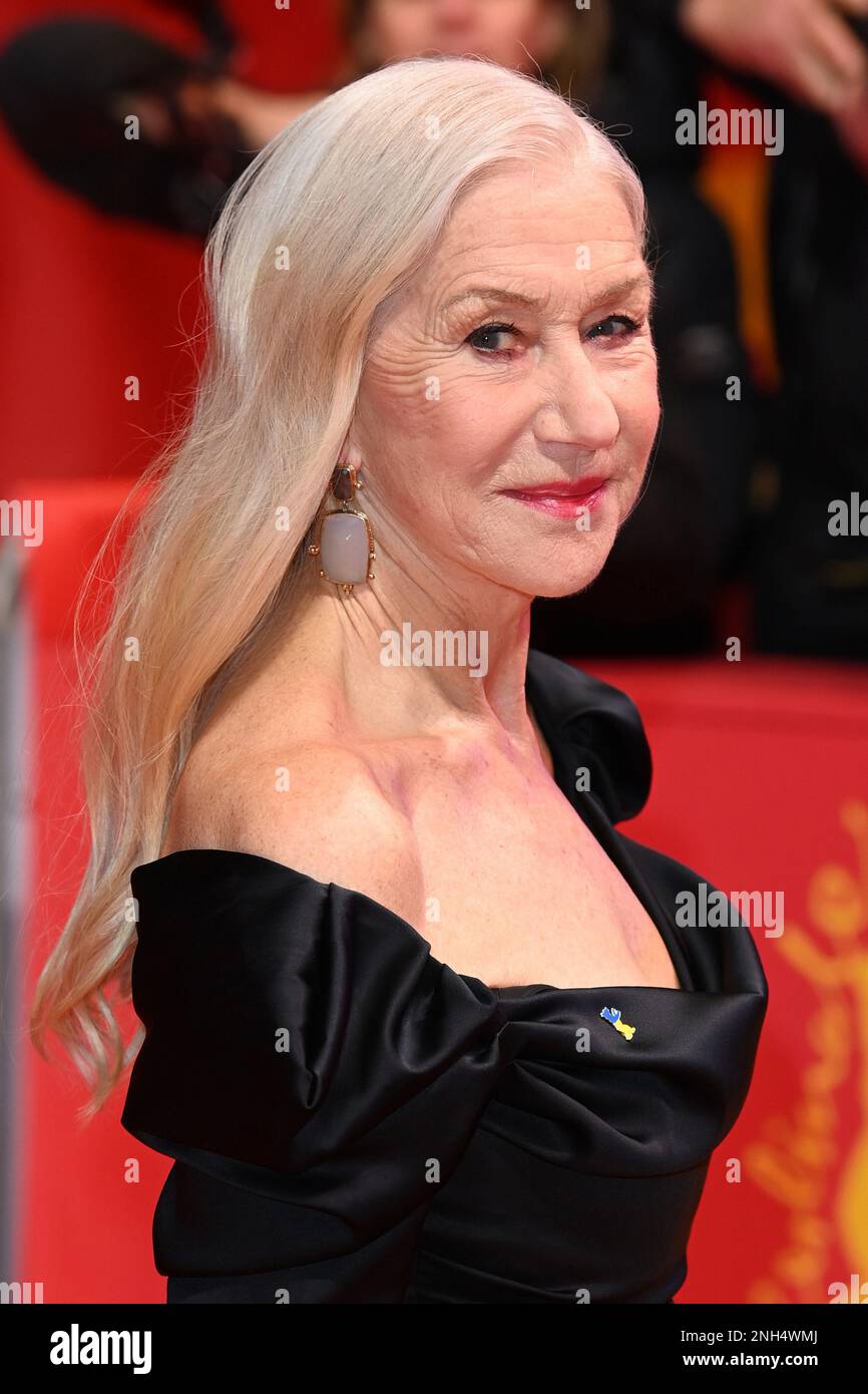 Berlin, Germany. 20th Feb, 2023. British actress Helen Mirren attends(02)