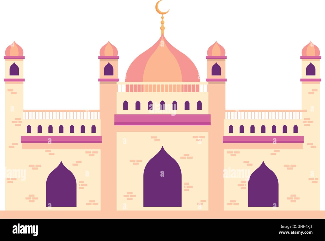 muslim mosque front facade icon Stock Vector Image & Art - Alamy
