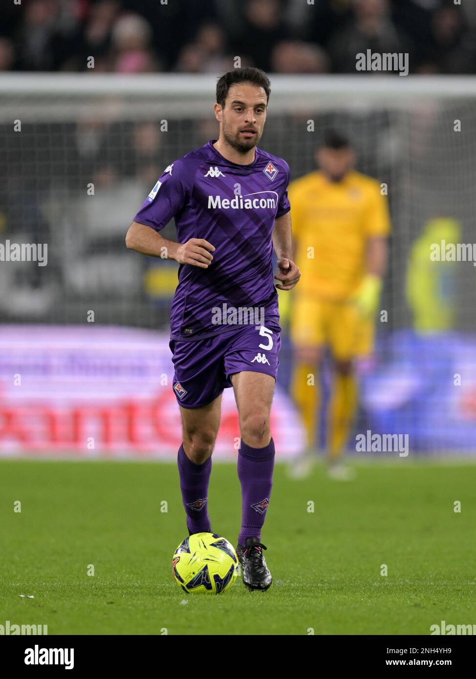 TURIN - Giacomo Bonaventura of ACF Fiorentina during the Italian Serie A match between Juventus FC and ACF Fiorentina at Allianz Stadium on February 12, 2023 in Turin, Italy. AP | Dutch Height | GERRIT OF COLOGNE Stock Photo